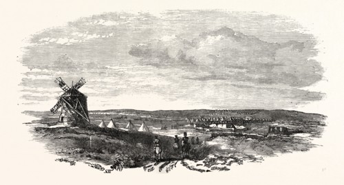 THE CRIMEAN WAR: THE SIEGE OF SEBASTOPOL: CAMP OF THE SIEGE TRAIN (GENERAL SIR J. BURGOYNE), AT