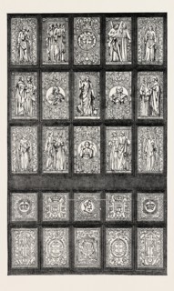 PAINTED WINDOW PRESENTED TO THE KING OF DENMARK, BY MR. PETO, M.P., 1854