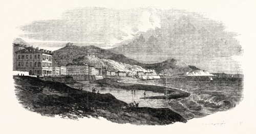 NICE, FROM THE WEST, FRANCE, 1854
