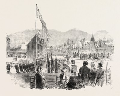 EQUESTRIAN STATUE OF CHARLES XIV. (BERNADOTTE) INAUGURATED AT STOCKHOLM, SWEDEN, 1854