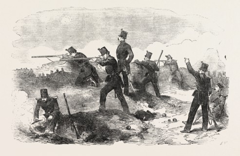 THE CRIMEAN WAR: THE SIEGE OF SEBASTOPOL, THE RIFLES IN THE TRENCHES, 1854