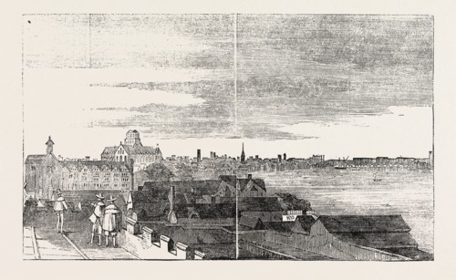 VIEW OF LONDON FROM THE ROOF OF ARUNDEL HOUSE, UK, 1646
