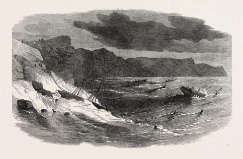 THE STORM IN THE CRIMEA: STORM IN BALACLAVA BAY, 1854