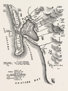 THE CRIMEAN WAR: PLAN OF PETROPAULOVSKI, 1854