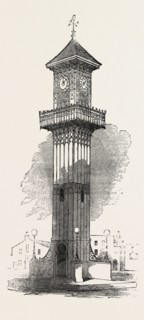 CAST IRON CLOCK-TOWER FOR GEELONG, 1854