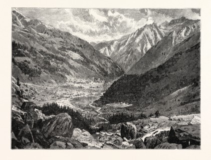 SITE OF THE PROPOSED NEW ENGLISH CHURCH AT MACUGNAGA, SWITZERLAND