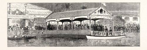 THE OPENING OF THE JAMAICA EXHIBITION BY PRINCE GEORGE OF WALES, His Royal Highness's Arrival at