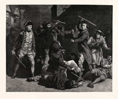 He fought with fist as well as with club