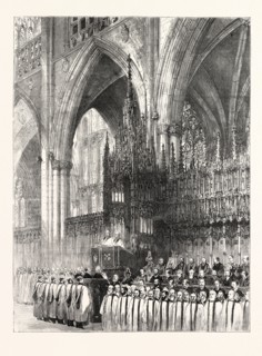 THE INSTALLATION BY THE DEAN AND CHAPTER IN YORK MINSTER: THE ENTHRONISATION OF THE NEW ARCHBISHOP