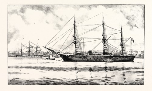 THE TURKISH FRIGATE ERTOGRUL LOST OFF THE COAST OF JAPAN