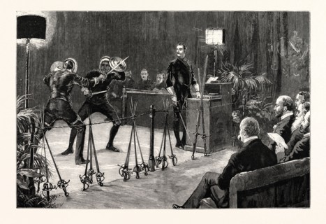 THE STORY OF SWORDSMANSHIP, BY CAPTAIN EGERTON CASTLE, AT THE LYCEUM THEATRE: CAPTAIN A. HUTTON AND