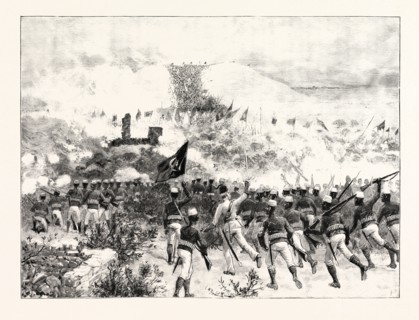THE BATTLE OF TOKAR, EASTERN SOUDAN: THE FIGHT FOR THE RUINED BUILDINGS BETWEEN THE DERVISHES AND