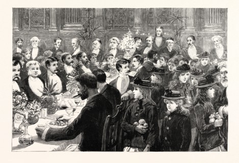 THE BANQUET OF THE BENEVOLENT SOCIETY OF ST. PATRICK AT THE FIRST AVENUE HOTEL, INTRODUCING SOME OF