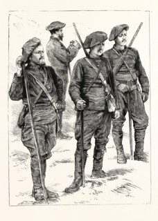 THE QUEEN'S VISIT TO GRASSE, THE TWENTY-FIFTH BATTALION OF CHASSEURS A PIED AT WORK AMONG THE