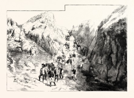 THE QUEEN'S VISIT TO GRASSE, THE TWENTY-FIFTH BATTALION OF CHASSEURS A PIED AT WORK AMONG THE