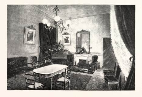 THE QUEEN'S VISIT TO GRASSE, THE ROYAL APARTMENTS IN THE GRAND HOTEL: HER MAJESTY'S DRAWING ROOM,