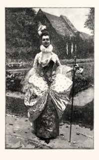 PETITE MARQUISE, AU XVIIe. SIECLE, COSTUME WATTEAU