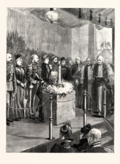 THE OPENING OF THE ROYAL NAVAL EXHIBITION BY THE PRINCE AND PRINCESS OF WALES: THE ARCHBISHOP OF