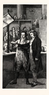 When the judge came to the last words he slipped a noose of twine, or thin string, over my thumb,