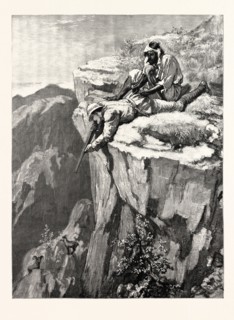 SHOOTING IN THE SALT RANGE, PUNJAUB, INDIA: AN AWKWARD POSITION