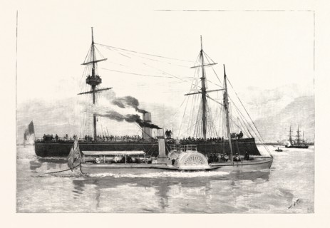 THE PORTUGUESE ATTACK ON THE BRITISH AT BEIRA, EAST AFRICA: One minute after the Tamega fired the