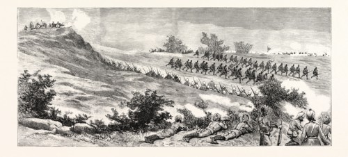 ENGLAND'S LITTLE WARS: THE MIRANZAI EXPEDITION UNDER SIR W. LOCKHART, BART.: THE FLANK ATTACK BY