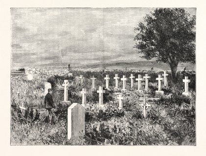 BURIAL PLACE OF THE OFFICERS AND MEN WHO FELL ON MAJUBA HILL, CHARLESTOWN