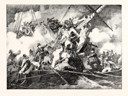 CUTTING OUT THE FRENCH CORVETTE FROM THE BAY OF CAMARET, UNDERNEATH THE FORTS AND BATTERIES BY A