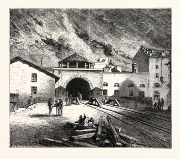 THE MONT CENIS TUNNEL, FROM THE ITALIAN SIDE.