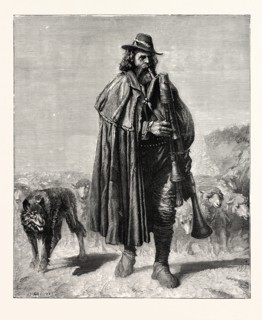 SHEPHERD OF THE CAMPAGNA. Italy