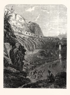 THE COLISEUM BEFORE THE RECENT EXCAVATIONS.