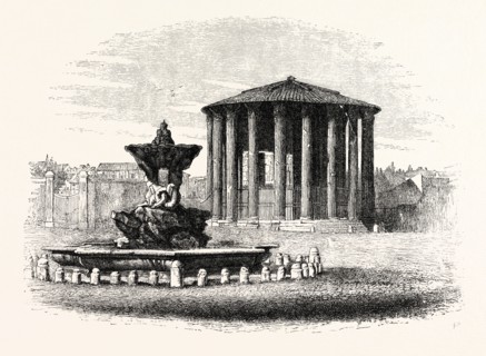 TEMPLE OF VESTA. Rome, Italy