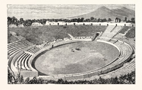 THE AMPHITHEATRE, POMPEII