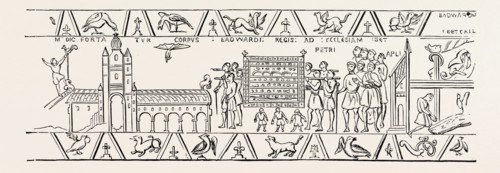 INCIDENTS COPIED FROM THE BAYEUX TAPESTRY.