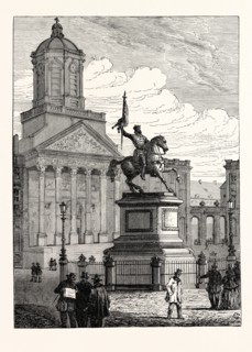 STATUE OF GODFREY DE BOUILLON, BRUSSELS