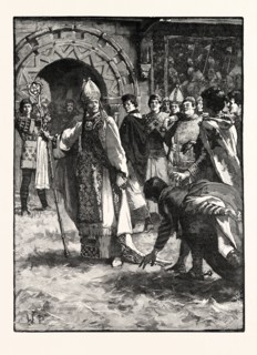 BECKET BEFORE HIS ENEMIES IN THE COUNCIL HALL AT NORTHAMPTON