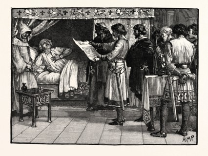 HENRY RECEIVING THE NEWS OF JOHN'S TREACHERY