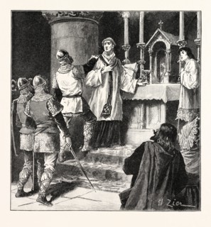 ARREST OF ARCHBISHOP GEOFFREY IN A MONASTERY AT DOVER