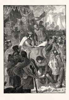 KING JOHN SIGNING THE GREAT CHARTER