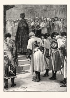 THE BARONS SUBMITTING THEIR DEMANDS TO HENRY