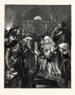 EDWARD PRESENTING HIS INFANT SON TO THE WELSH