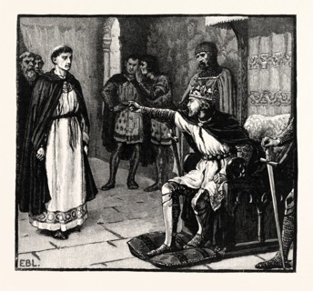 THE ABBOT OF ARBROATH BEFORE KING EDWARD