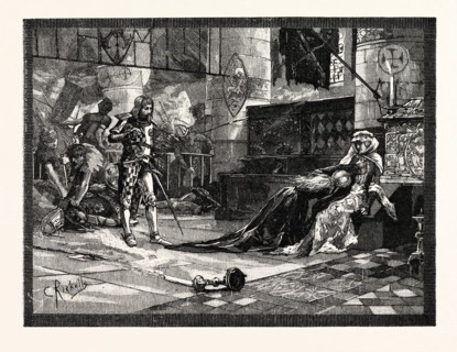 CAPTURE OF BRUCE'S WIFE AND DAUGHTER AT TAIN