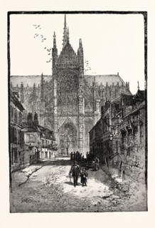 PORCH OF THE GOLDEN VIRGIN: AMIENS CATHEDRAL
