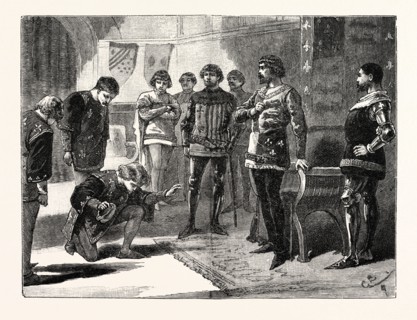 THE BLACK PRINCE AND THE FRENCH KING'S HERALDS