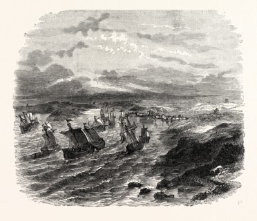 THE FRENCH FLEET ARRIVING AT MILFORD HAVEN