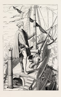 COLUMBUS ON HIS FIRST VOYAGE TO AMERICA.