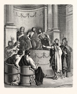 EASTERN KINGS INVOKING THE JUDGMENT OF THE ROMAN STATE.