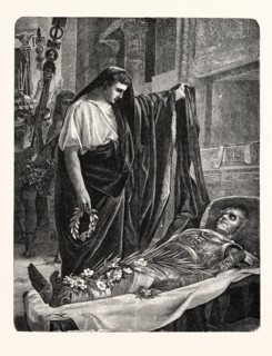 THE ROMAN EMPEROR BEFORE THE CORPSE OF ALEXANDER.