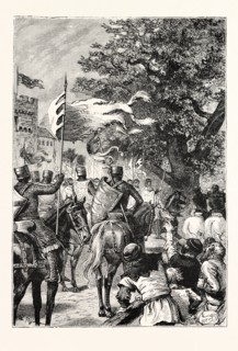 PROCESSION OF KNIGHTS TEMPLARS.